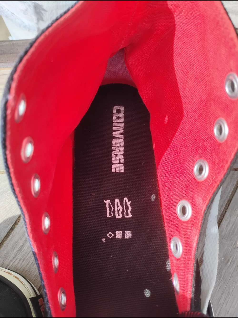 RARE Converse x AC/DC High Top Sneakers Men’s 7 Women’s 9 Vintage 2009 Rock Band - Picture 3 of 16